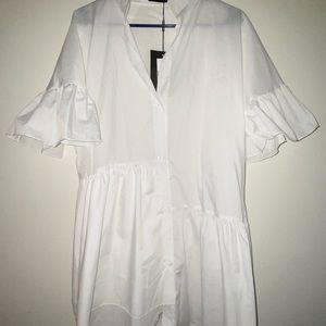White Smock Dress